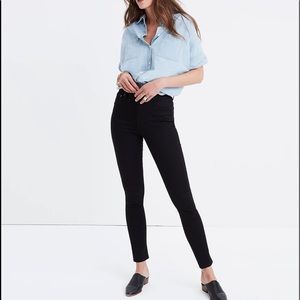 Madewell 10" High-Rise Skinny Jeans in Carbondale Wash